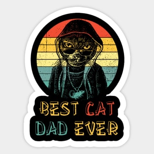 Best Cat Dad Ever Sticker